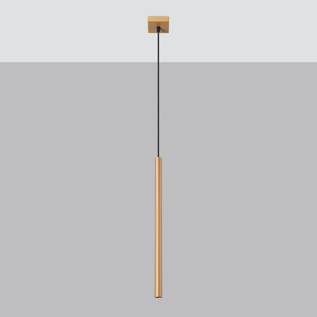 Halo 1 goldene Pendelleuchte