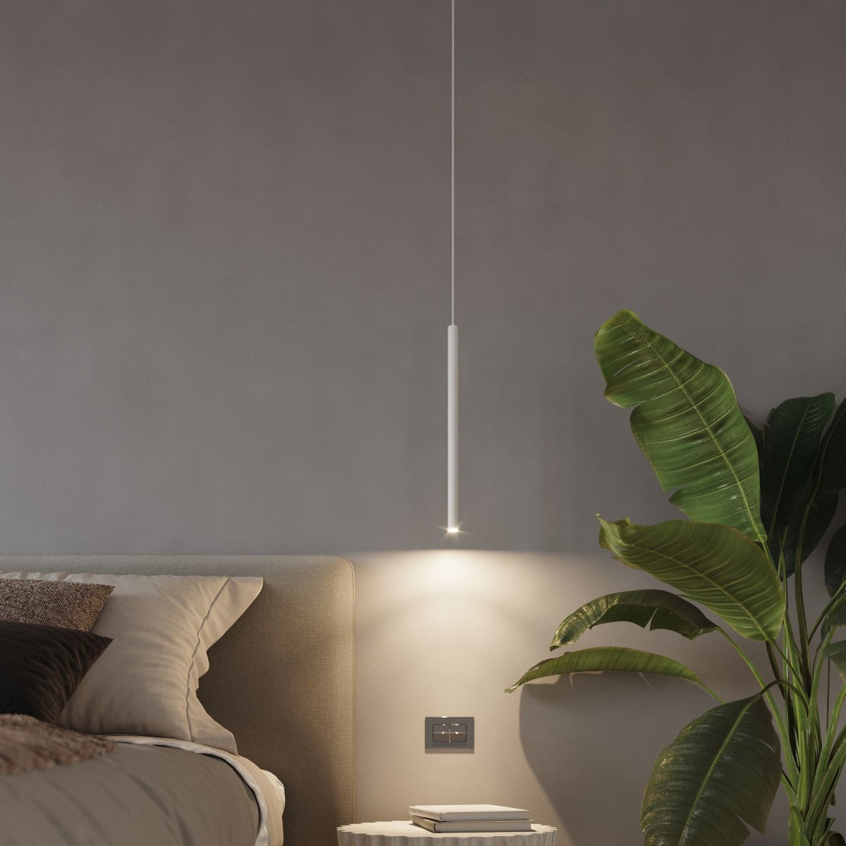 Lampe suspendue Halo 5P blanc