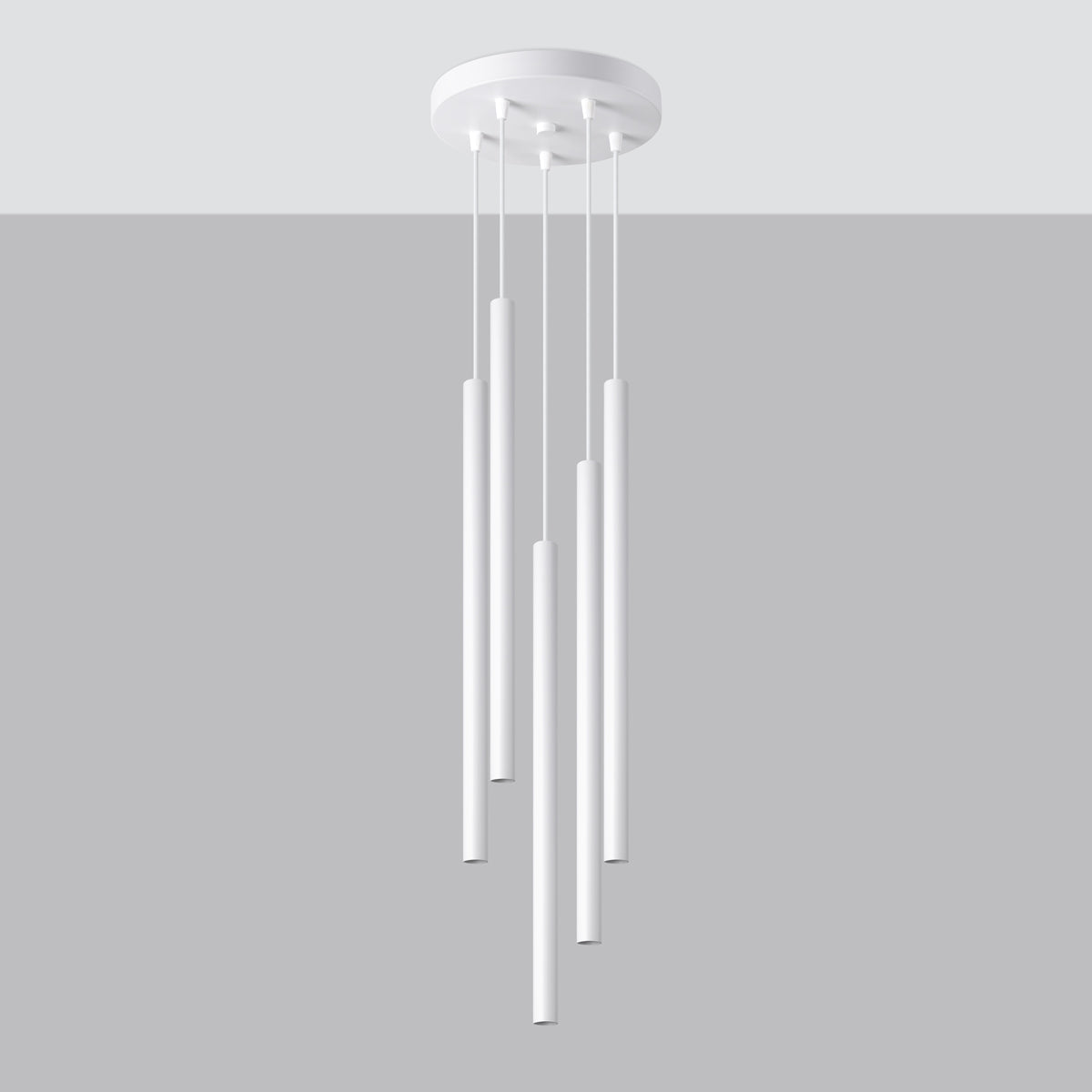 Lampe suspendue Halo 5P blanc