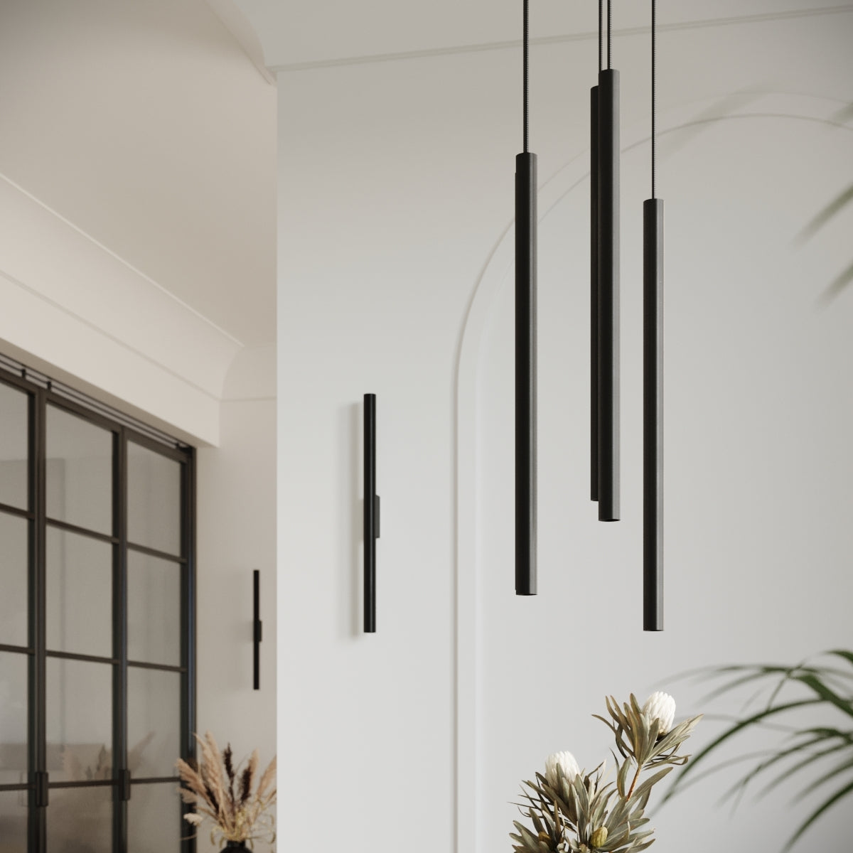 PASTELO 2 black wall light