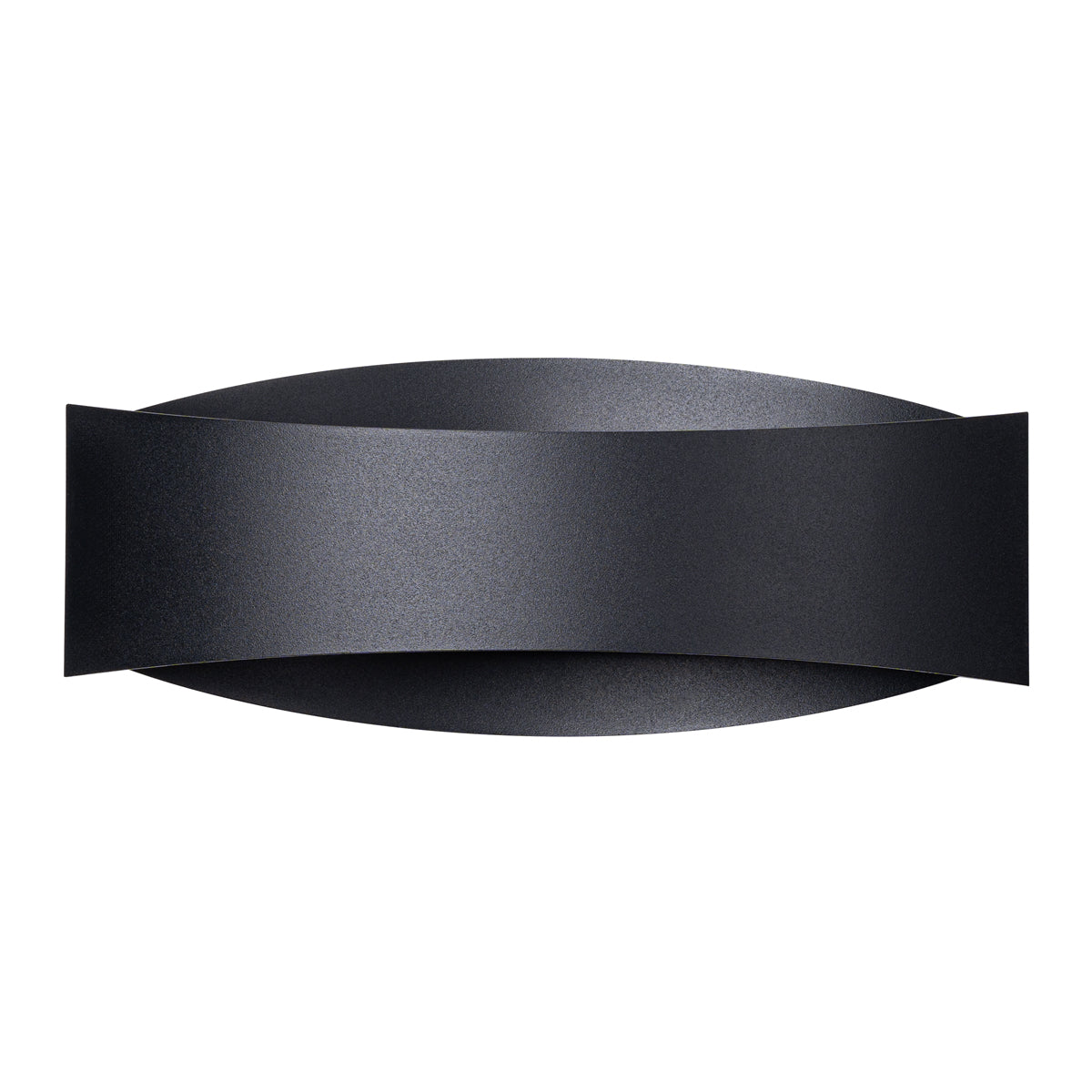 Black Fluid Design Wall Light