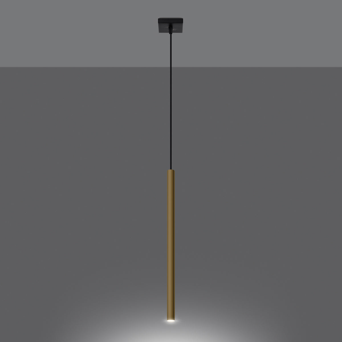 Halo 1 Polished Gold Pendant Lamp