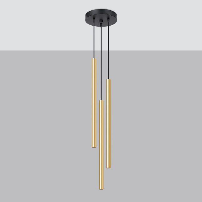 Lampe pendante Halo 3P or poli