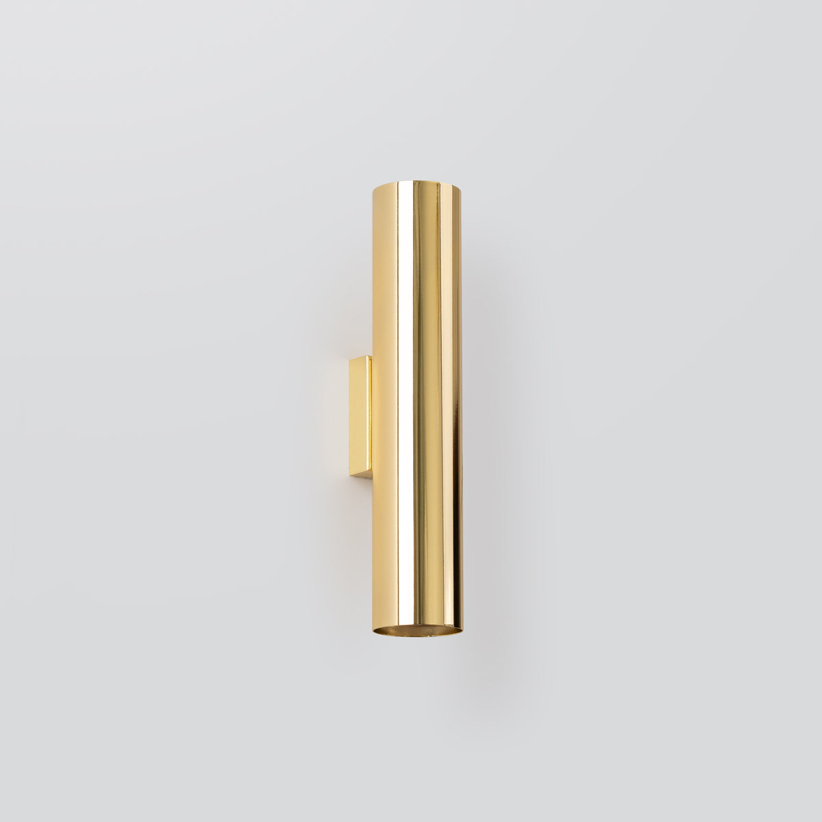 Long Cylinder Polished Gold Applique