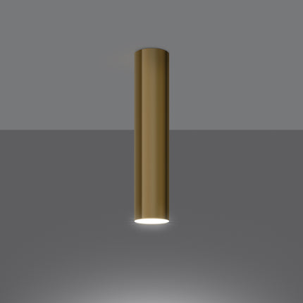 Plafonnier Tube 30 or poli