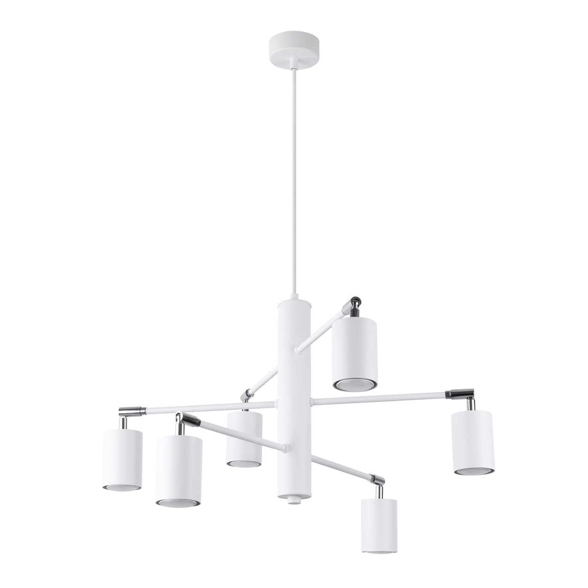 Lustre Focus Moderne 6 blanc