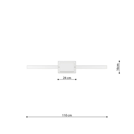 Lampe suspendue Anneau Solis 110 blanc 3000K