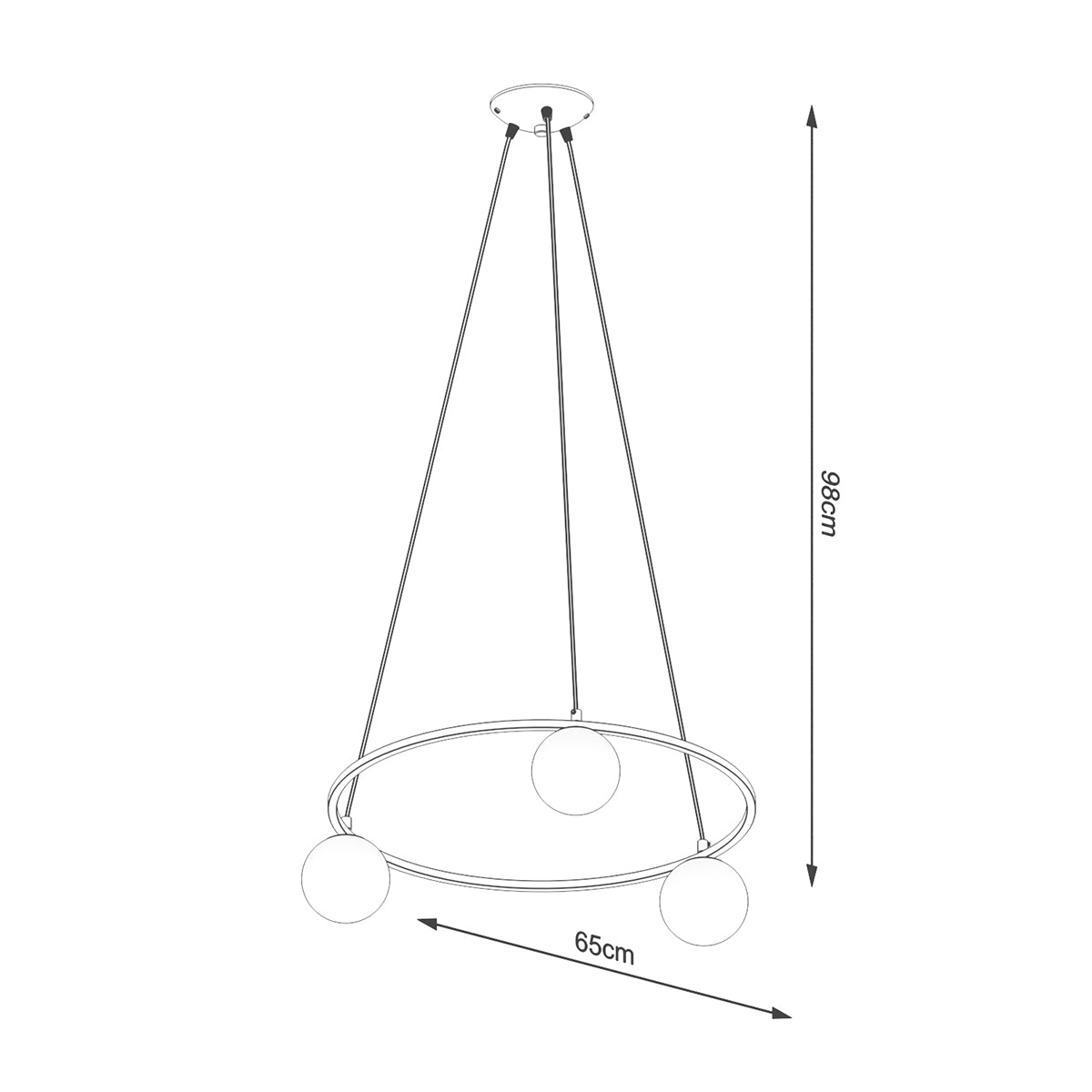 Lustre Globe Solis 3