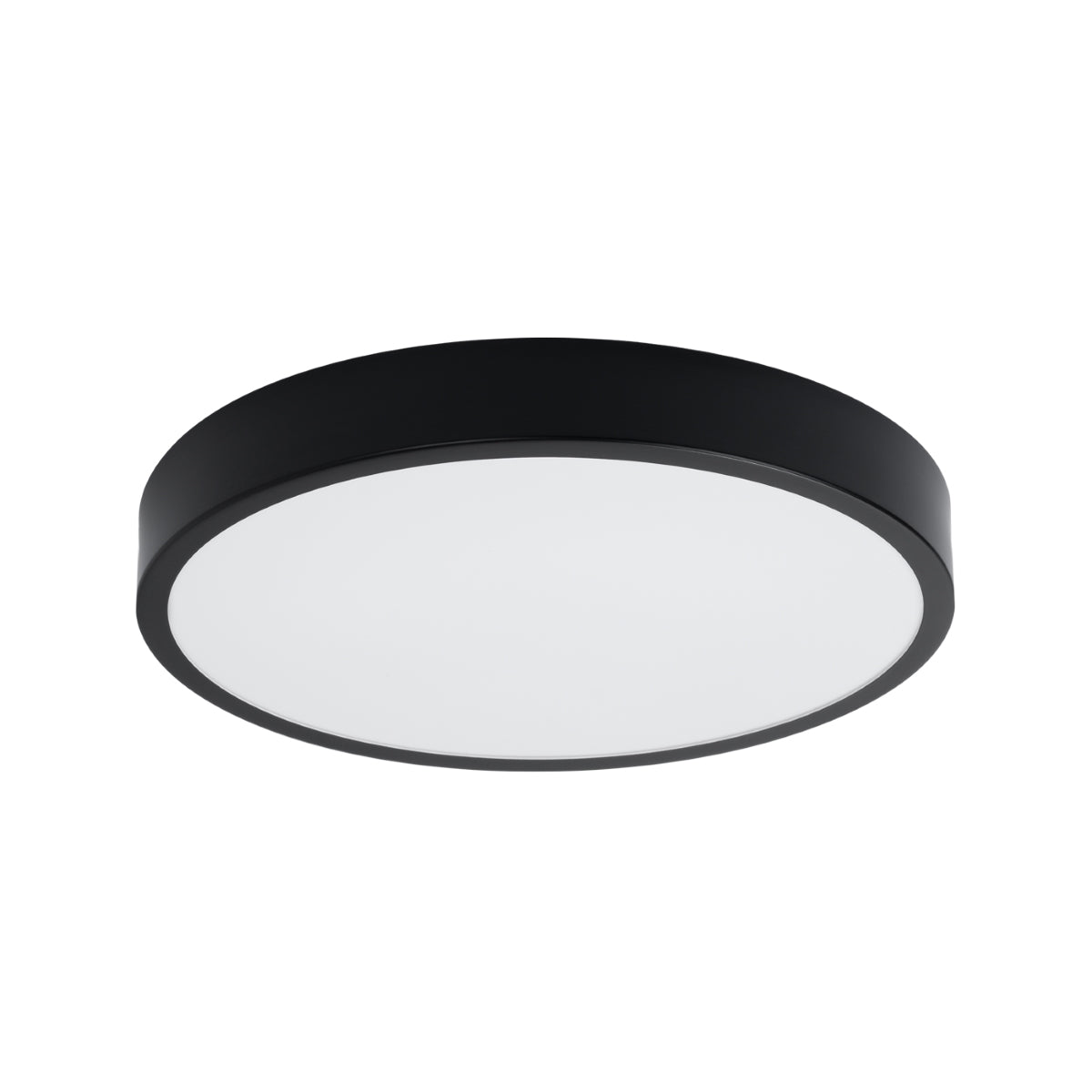 Plafonnier Cercle Moderne 50 noir LED 3000K