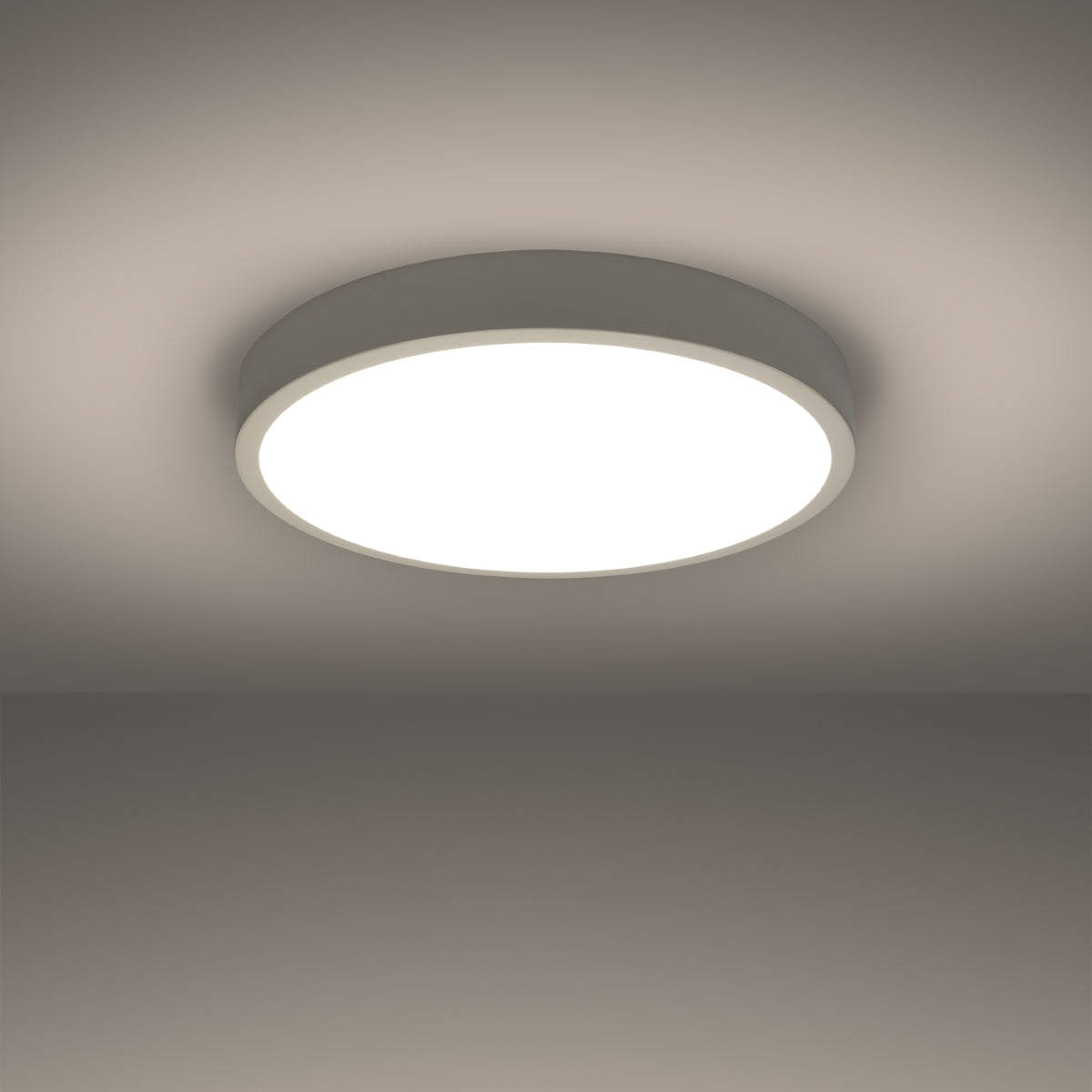 Modern Circle Ceiling Light 50 White LED 3000K