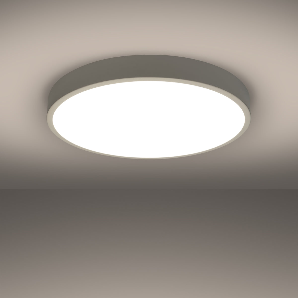 Plafonnier Cercle Moderne 60 blanc LED 3000K