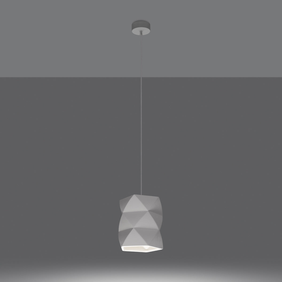 Gobi Geometric Ceramic Pendant Light