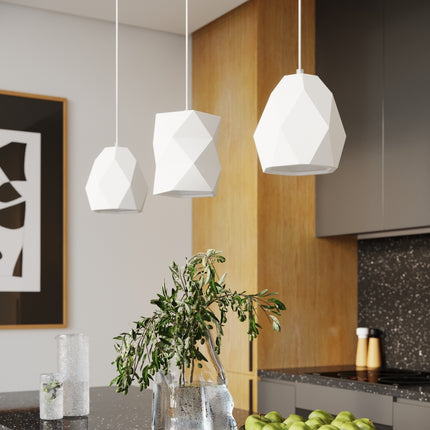 Mint Geometric Ceramic Pendant Light