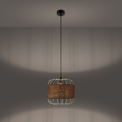 Lampe suspendue Cage Tissée
