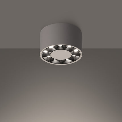 Weiße LED-Deckenleuchte mit mehreren Lichtern