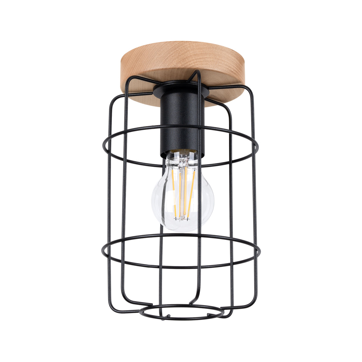 Industrial Cage Ceiling Light