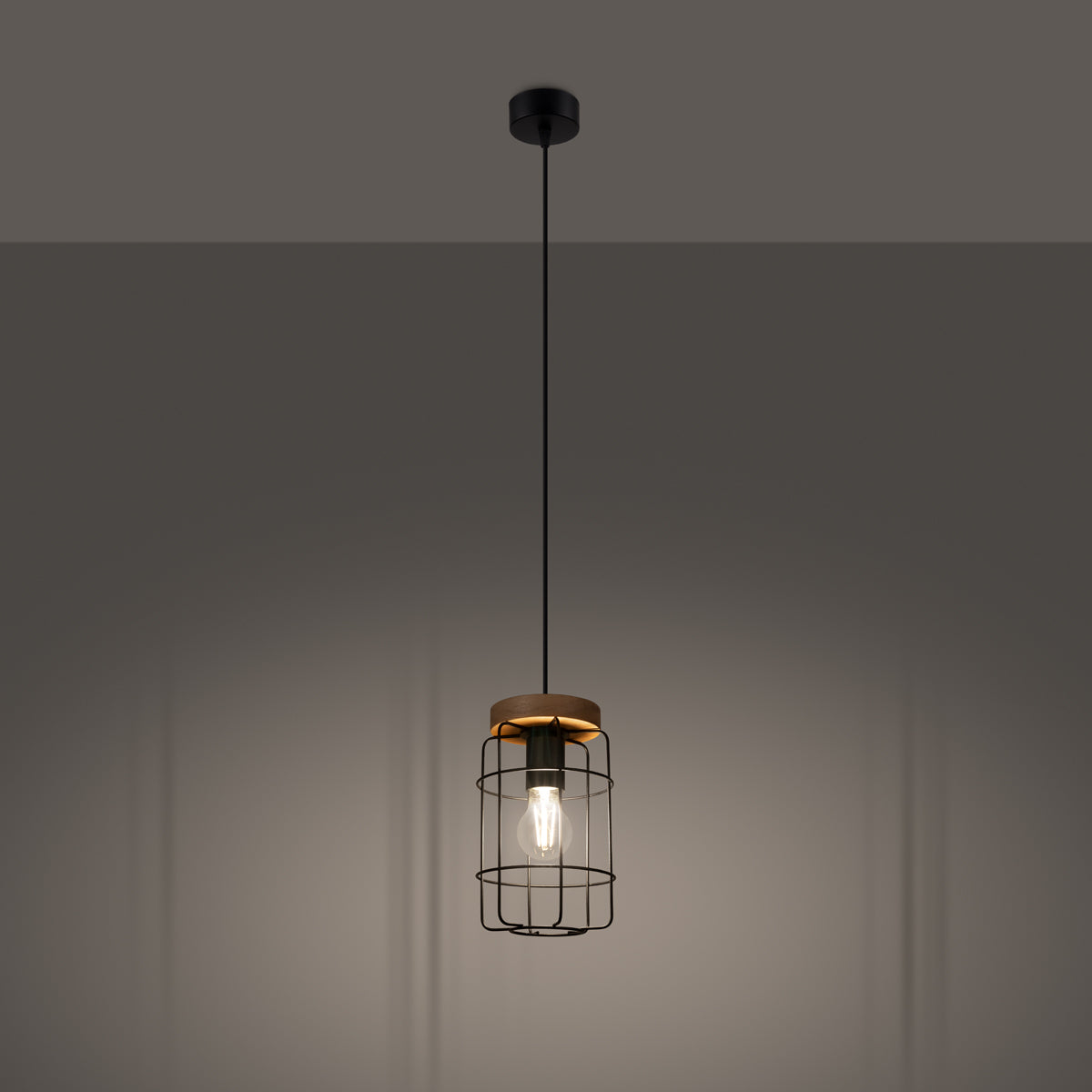 Industrial Cage Pendant Lamp 1