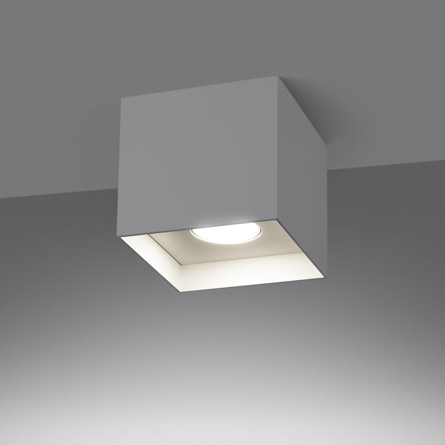 Plafonnier Cube Intemporel blanc