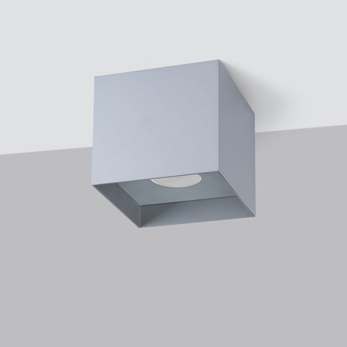 Timeless Cube Ceiling Light Grey