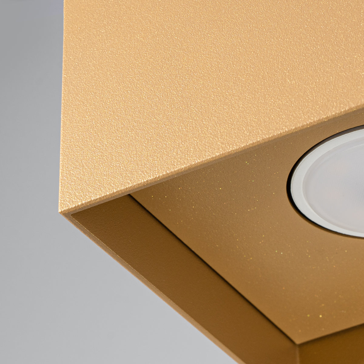 Timeless Cube Ceiling Light Gold