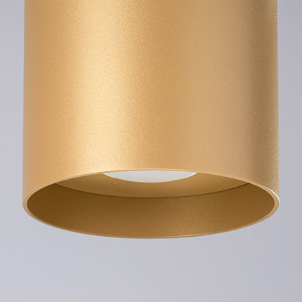 Zeitlose Zylinder-Deckenleuchte Gold