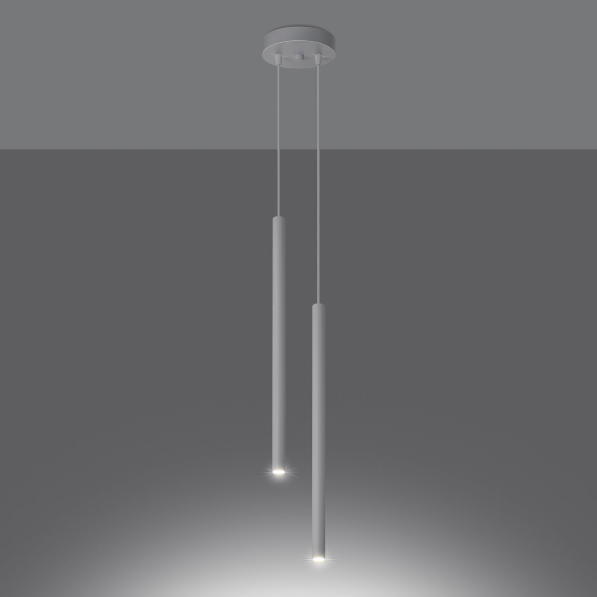 Lampe suspendue Halo 2 blanc