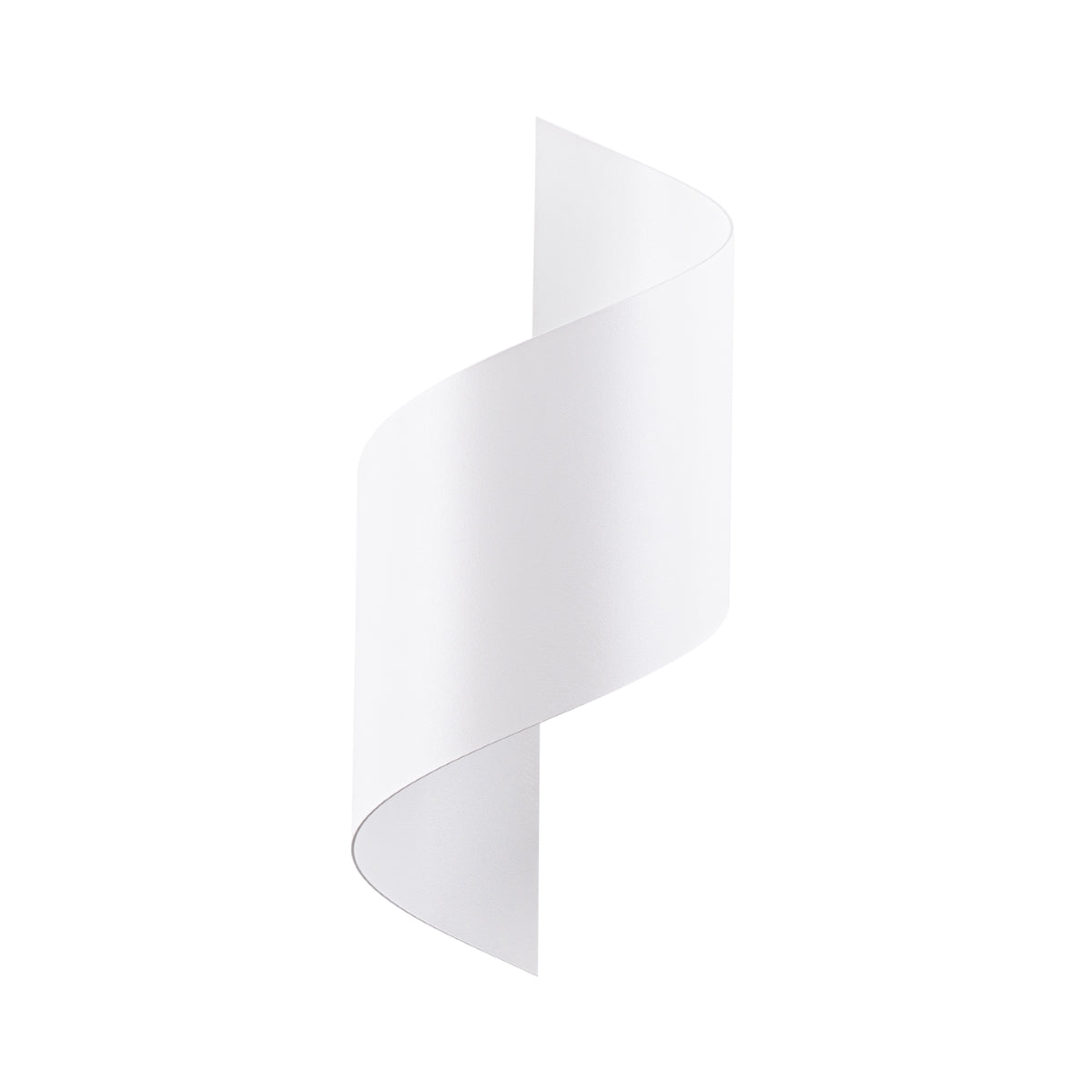 Vortex White Steel Wall Light