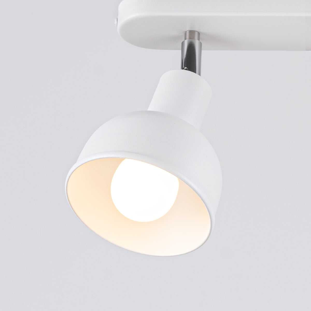 Elba 2 Adjustable Bell Ceiling Light White