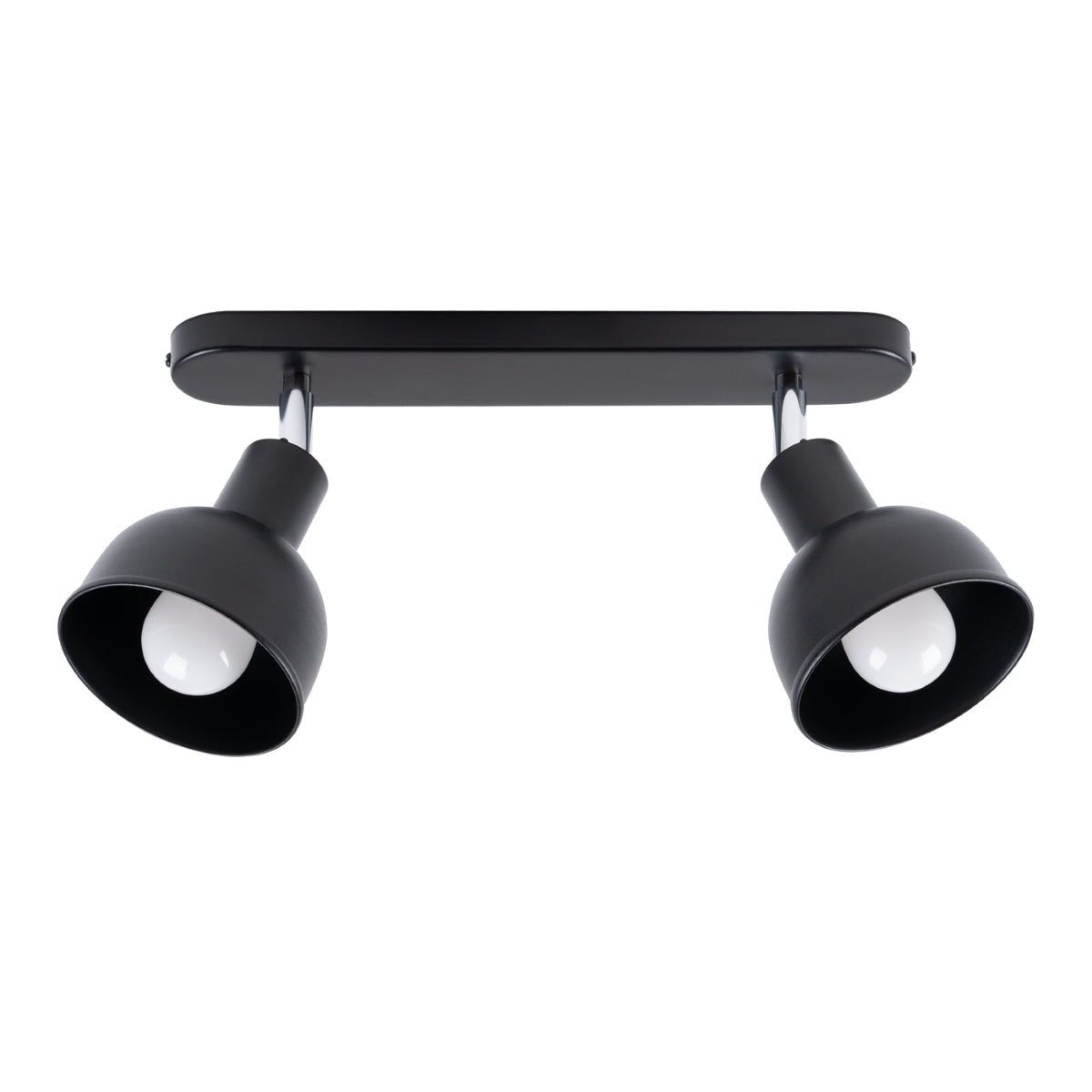 Elba 2 Adjustable Bell Ceiling Light Black