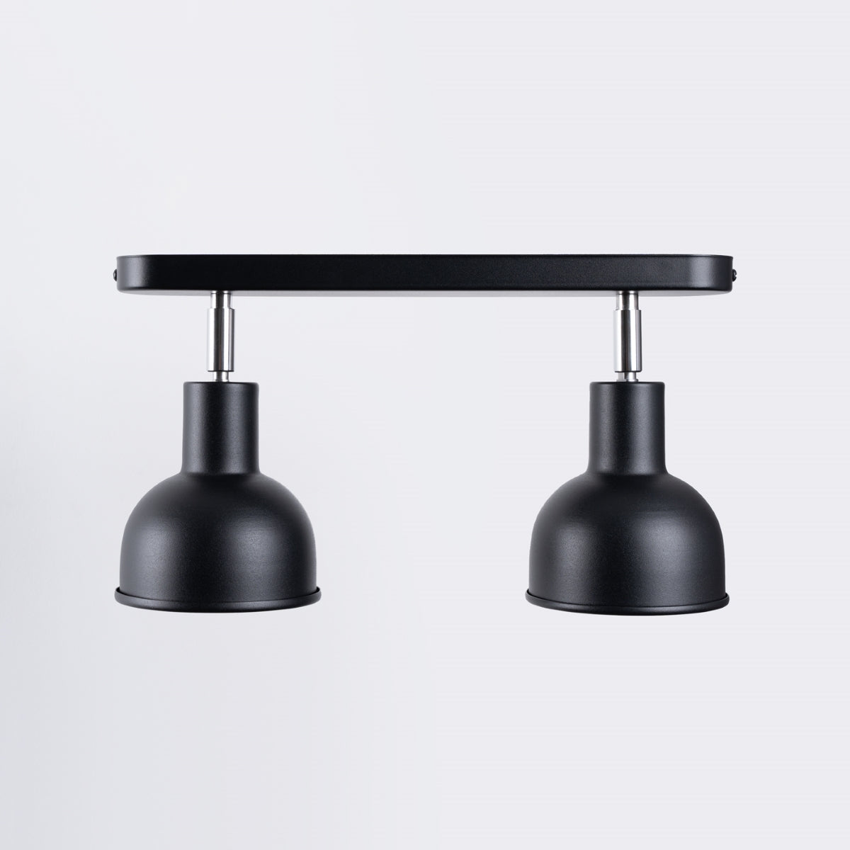 Elba 2 Adjustable Bell Ceiling Light Black