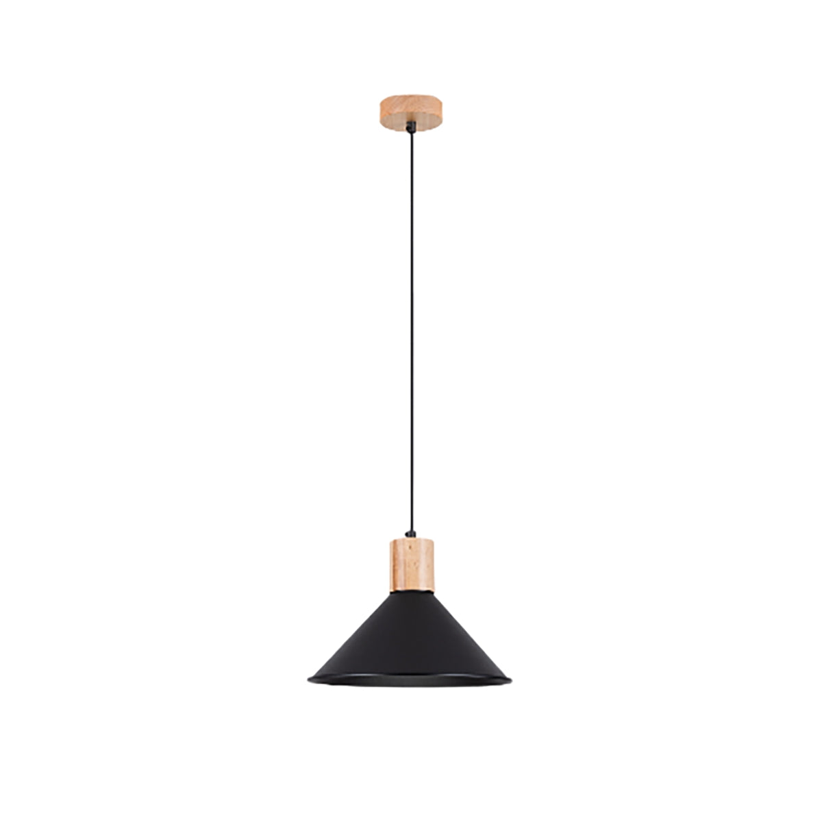 Modern Cone Pendant Lamp Black