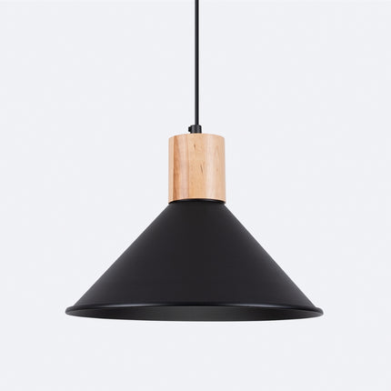 Lampe suspendue Cône Moderne noir