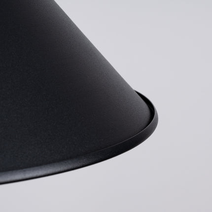 Lampe suspendue Cône Moderne noir