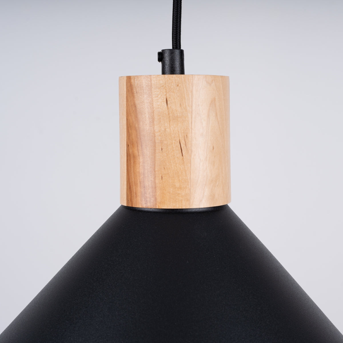 Modern Cone Pendant Lamp Black