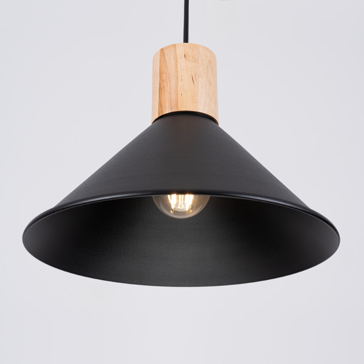 Modern Cone Pendant Lamp Black