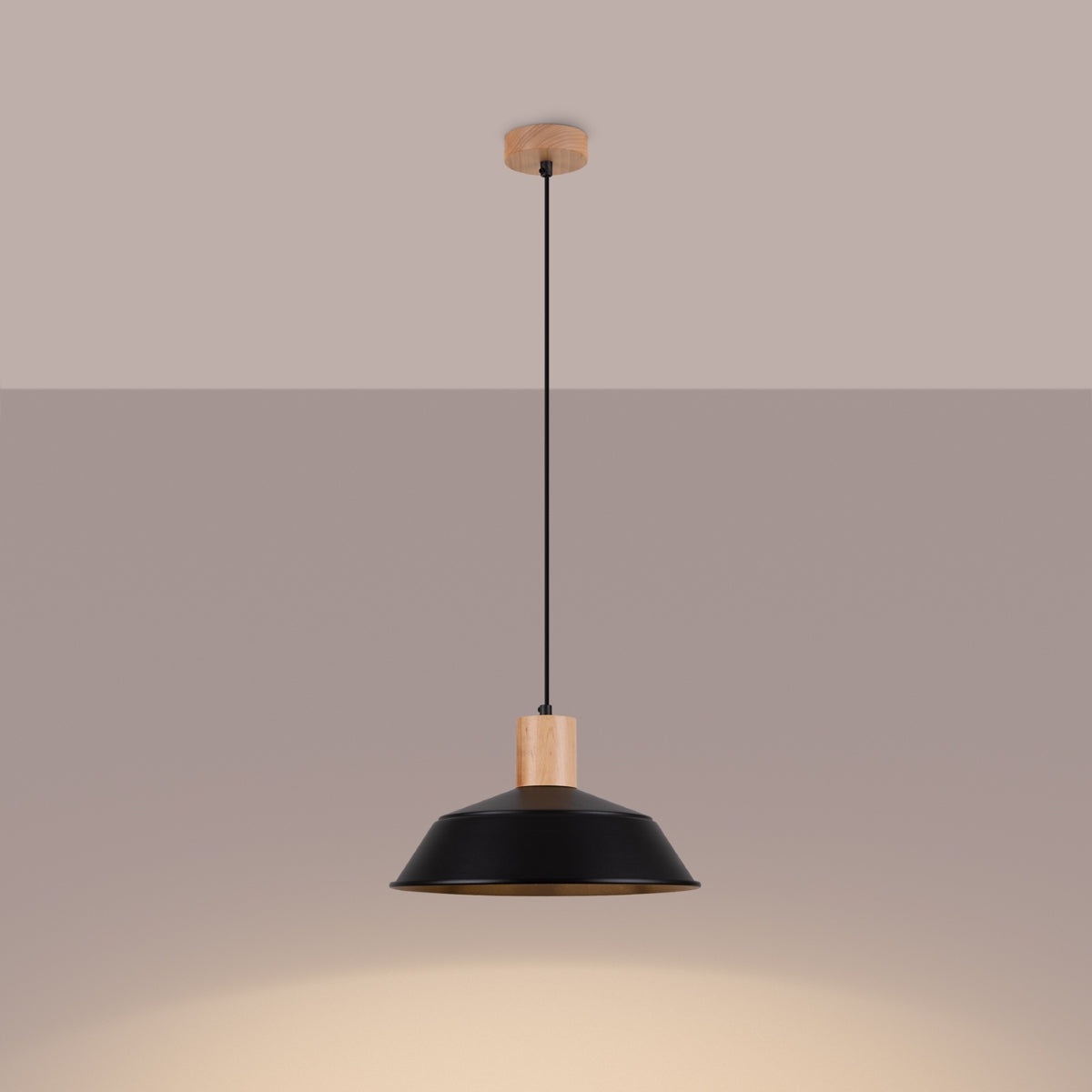 Loft Minimalist Black Pendant Lamp