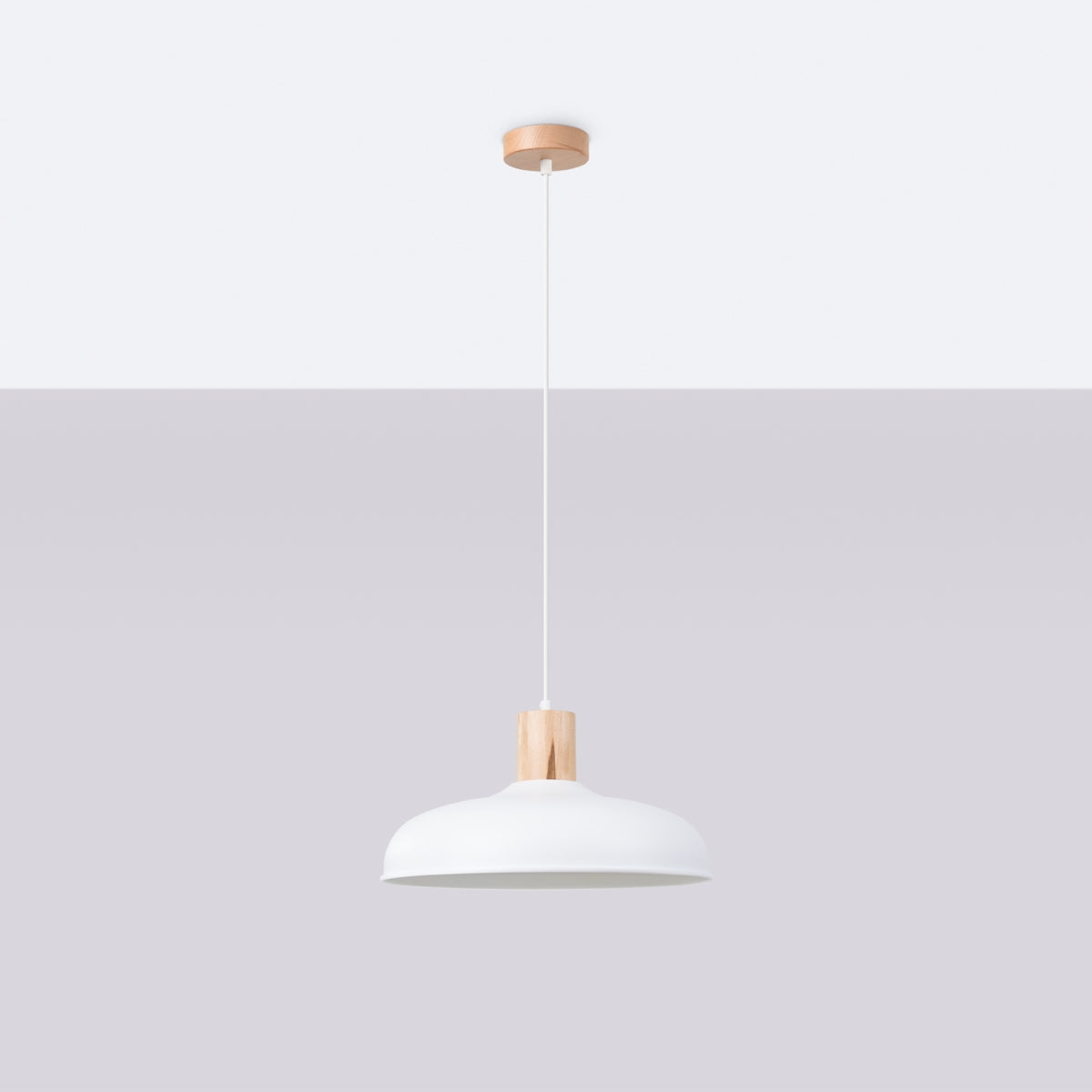 Suspension Luminis Minimaliste blanc