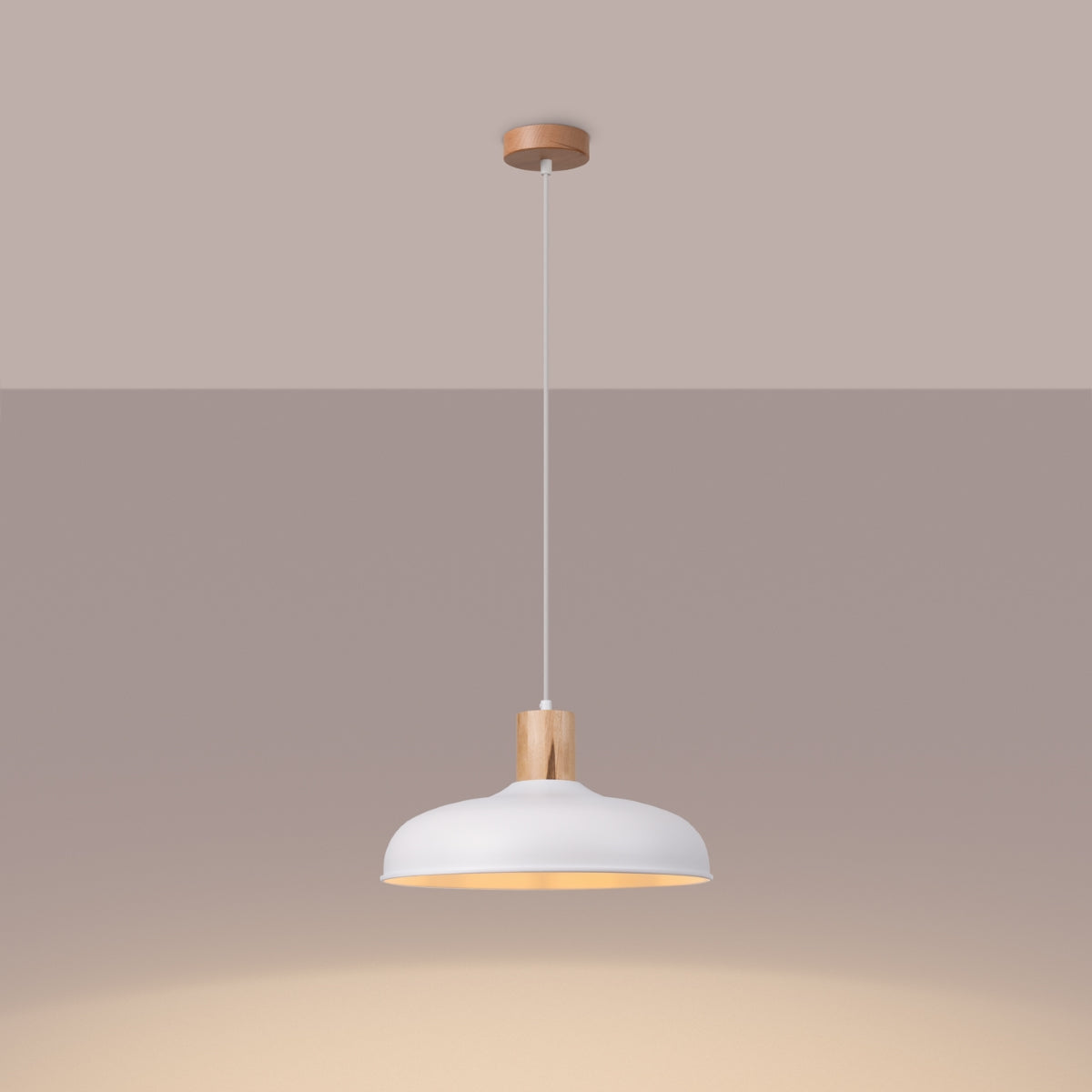 Luminis Minimalist White Suspension