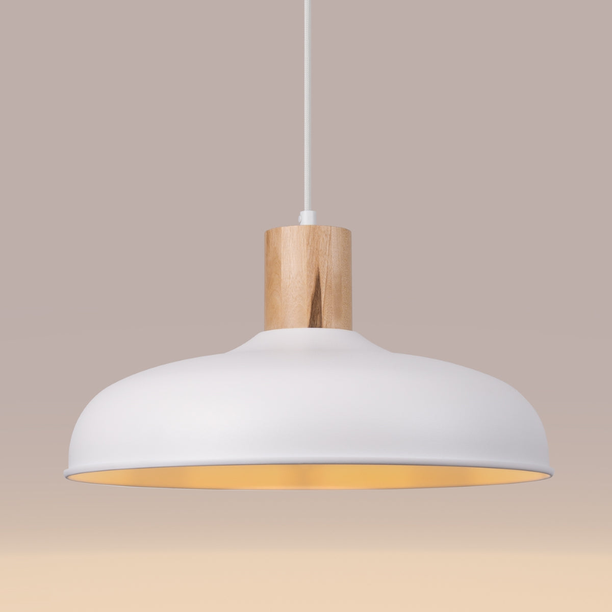 Luminis Minimalist White Suspension