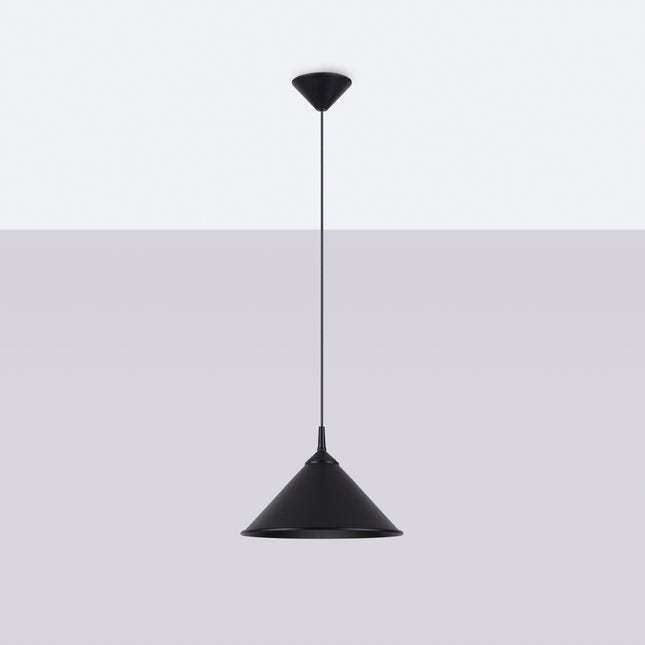 Lampe suspendue Pur Zuna noir