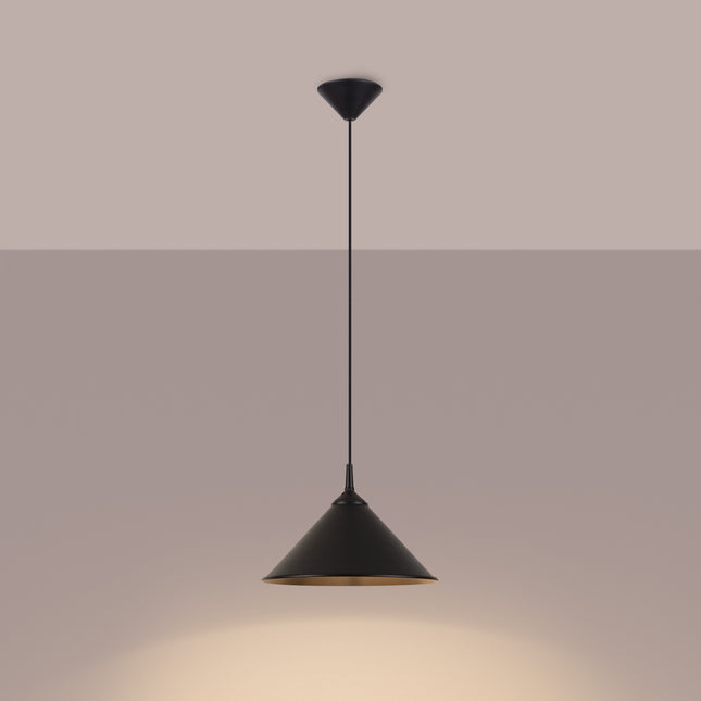 Lampe suspendue Pur Zuna noir
