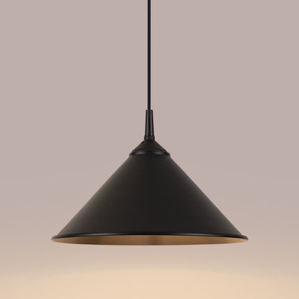 Lampe suspendue Pur Zuna noir