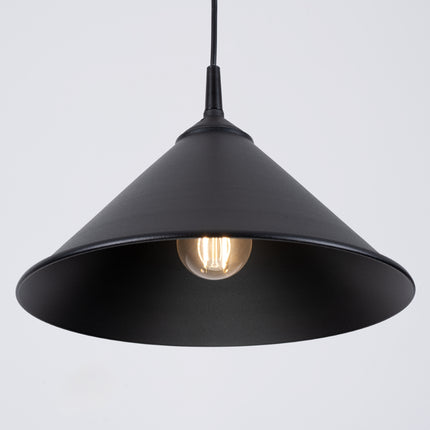 Lampe suspendue Pur Zuna noir