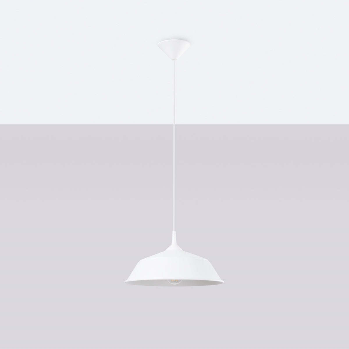 Pur Frika white hanging lamp