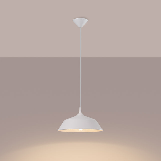 Lampe suspendue Pur Frika blanc