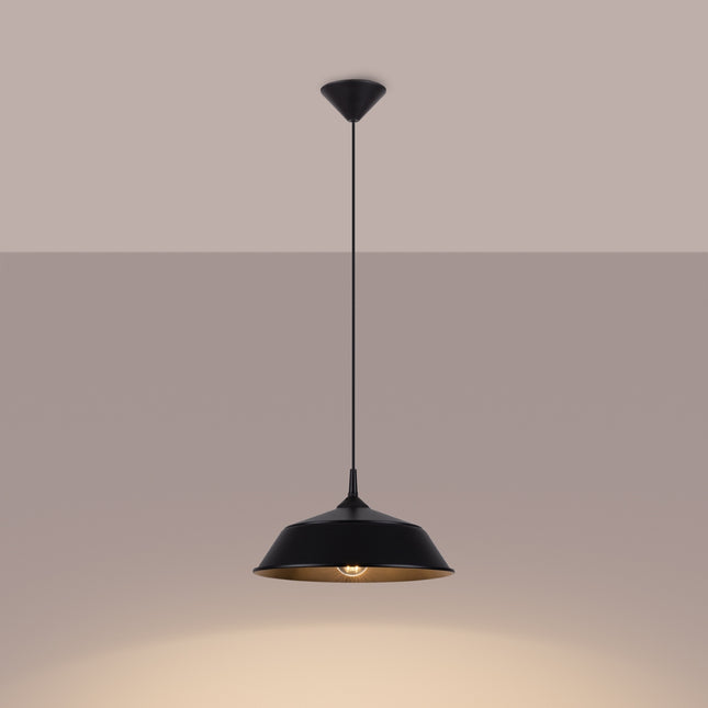 Lampe suspendue Pur Frika noir