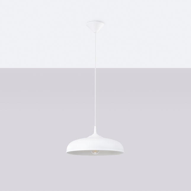 Lampe suspendue Pur Gina blanc
