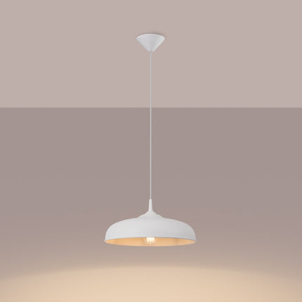 Lampe suspendue Pur Gina blanc