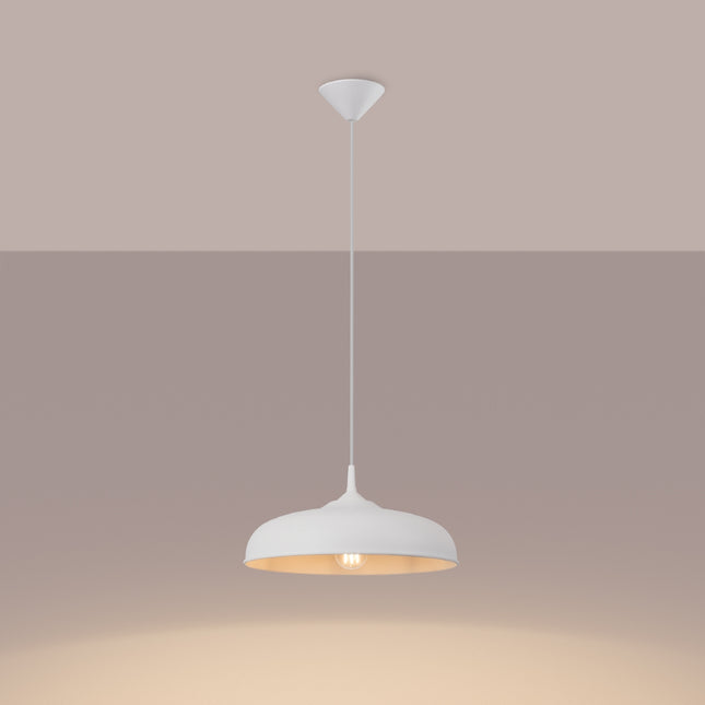 Lampe suspendue Pur Gina blanc