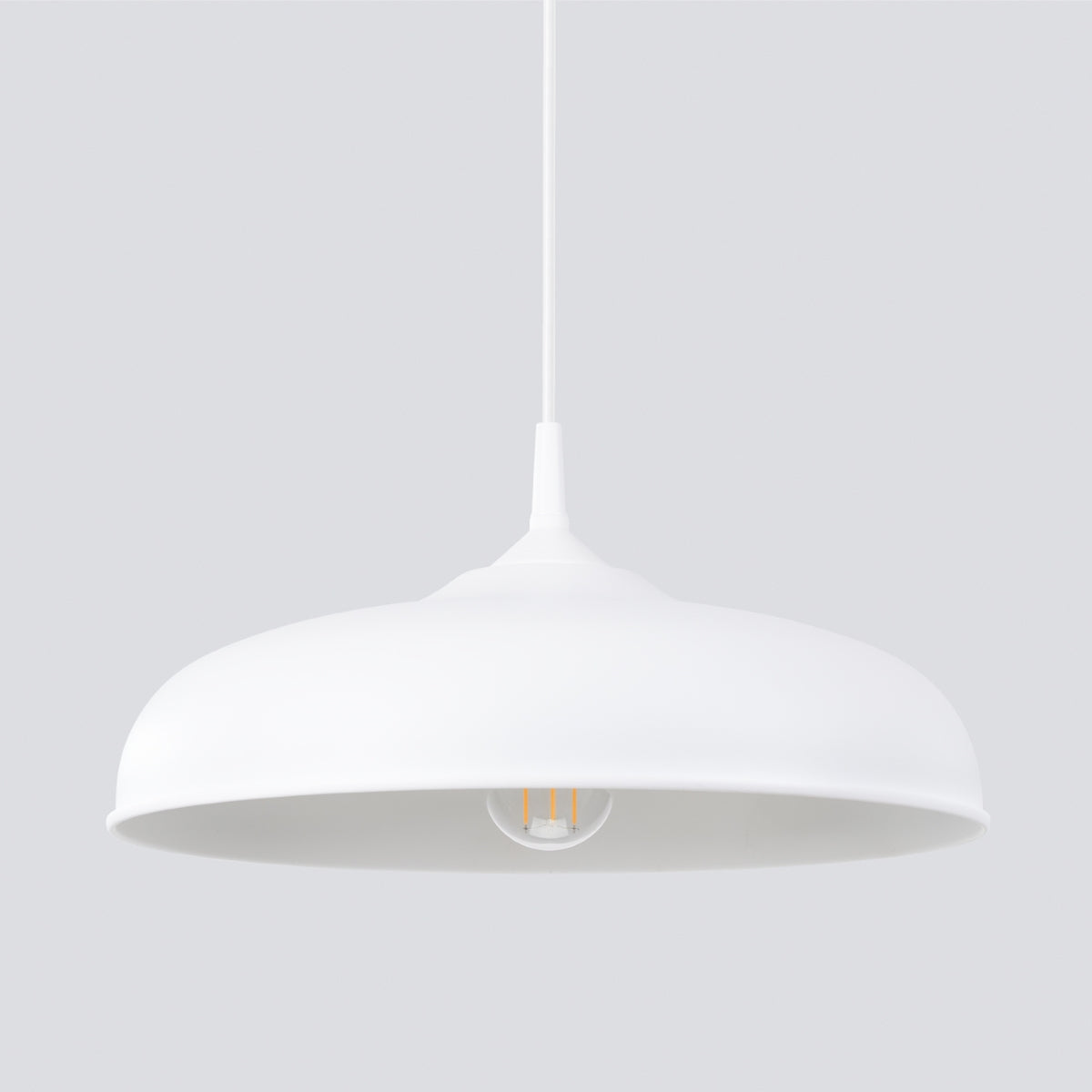 Lampe suspendue Pur Gina blanc